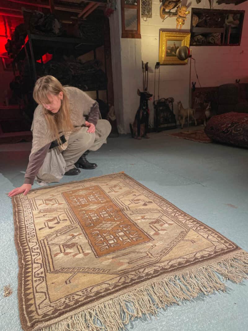 suloinen puoliantiikki oushak 139 x 94 cm (kopio)