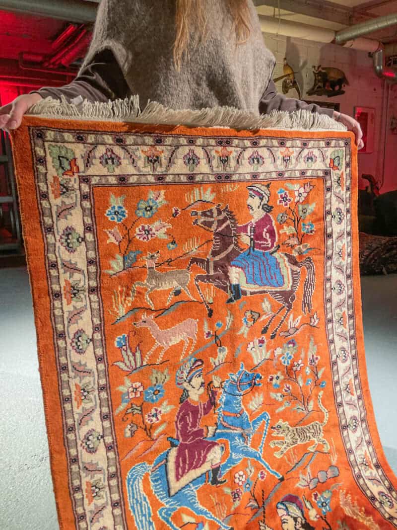 ihana eläinaiheinen ghom 90 x 64 cm (kopio)