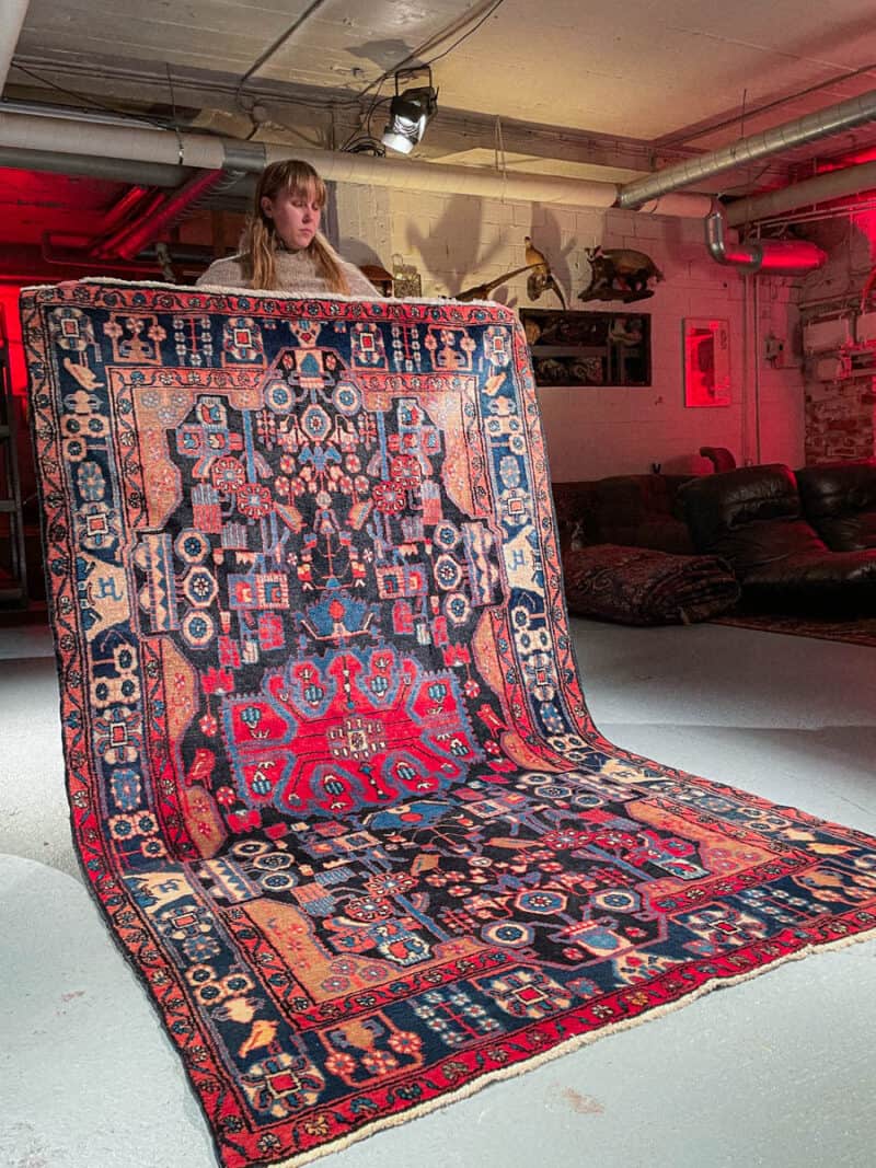 Äärettömän yksityiskohtainen tabriz 237 x 160 cm (kopio)