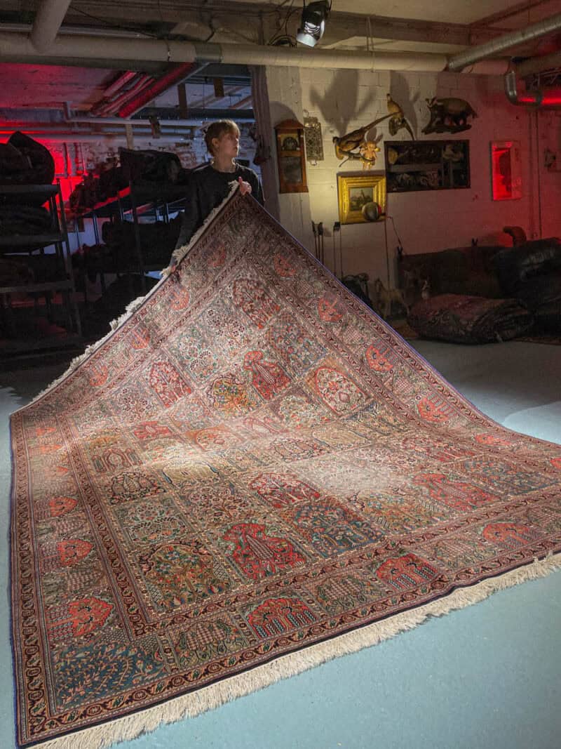 silkkimatto sanoinkuvaamattoman ylväs puutarha kasmir 326 x 243 cm (kopio)