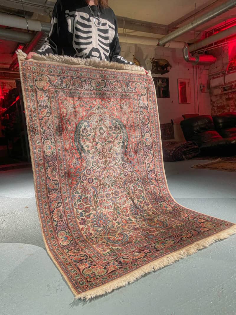 silkkimatto herkkä kukkais kasmir 145 x 120 cm (kopio)