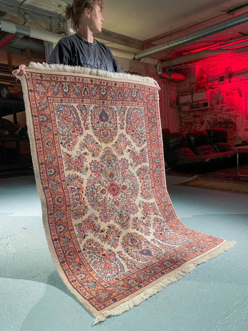 kauniin harmoninen vintage sarouk 150 x 105 cm (kopio)