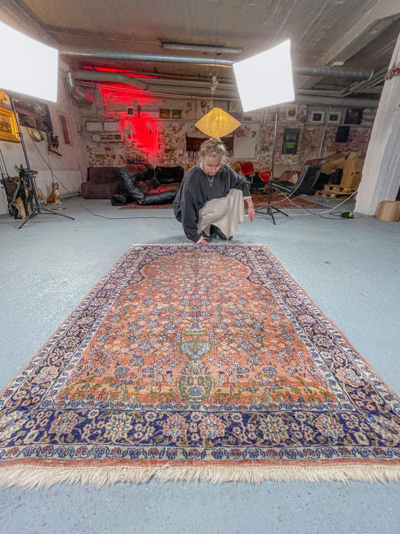 silkki silkillä hehkeä puutarha kasmir 158 x 95 cm (kopio)