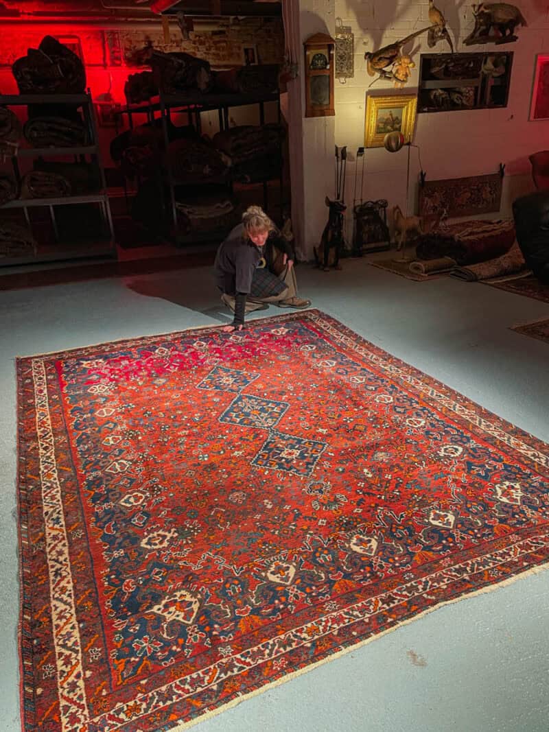 maaginen shiraz 1950 luvulta 295 x 222 cm