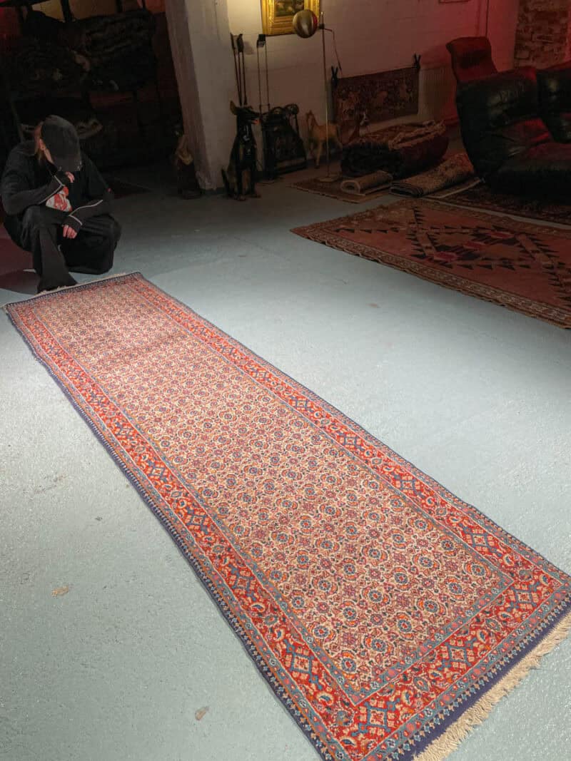 klassinen vaalea moud käytävämatto 300 x 77 cm (kopio)