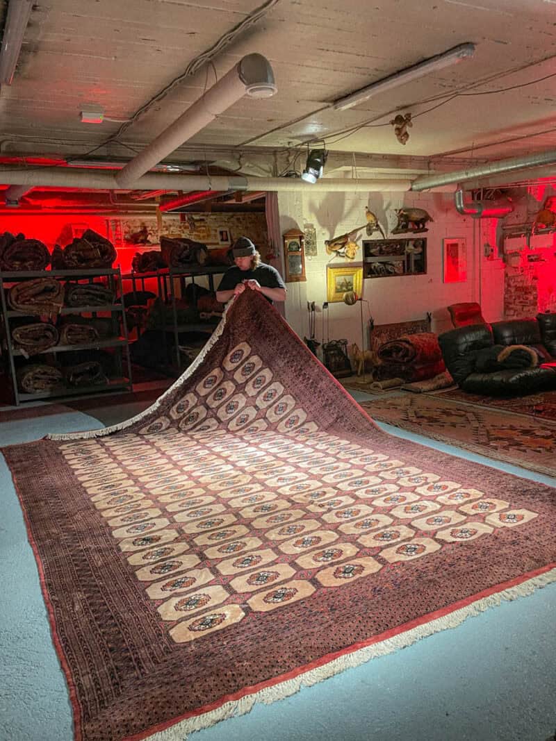 tyrmäävä palatsikokoinen buhara 390 x 265 cm