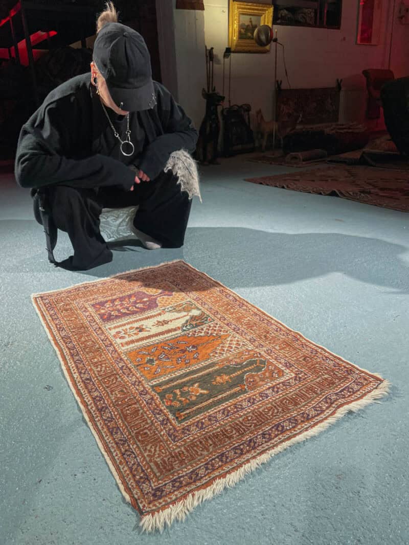 silkkimatto hehkuva kayseri 135 x 87 cm (kopio)