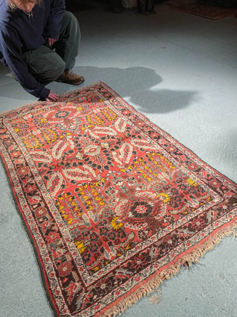 kaunis vintage hamadan 155 x 101 cm