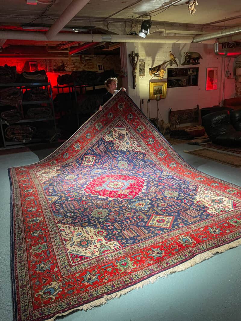 upean yksityiskohtainen palatsikokoinen tabriz 400 x 300 cm