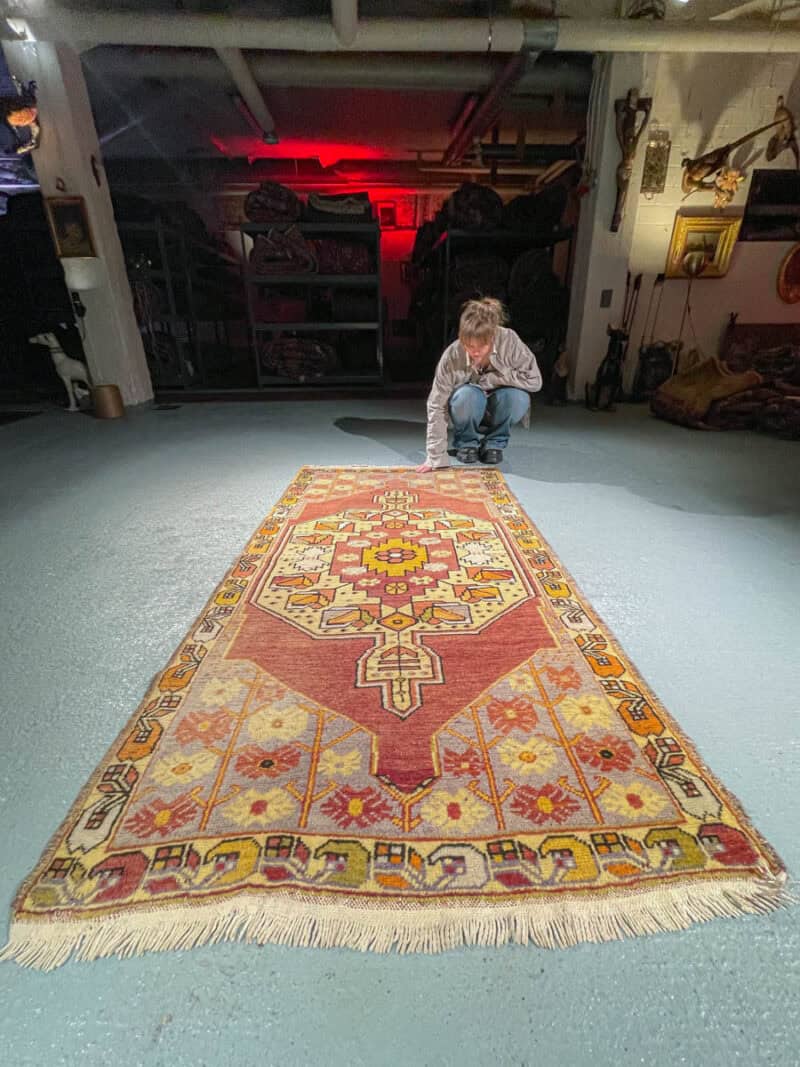 rauhallinen puoliantiikki oushak 215 x 110 cm