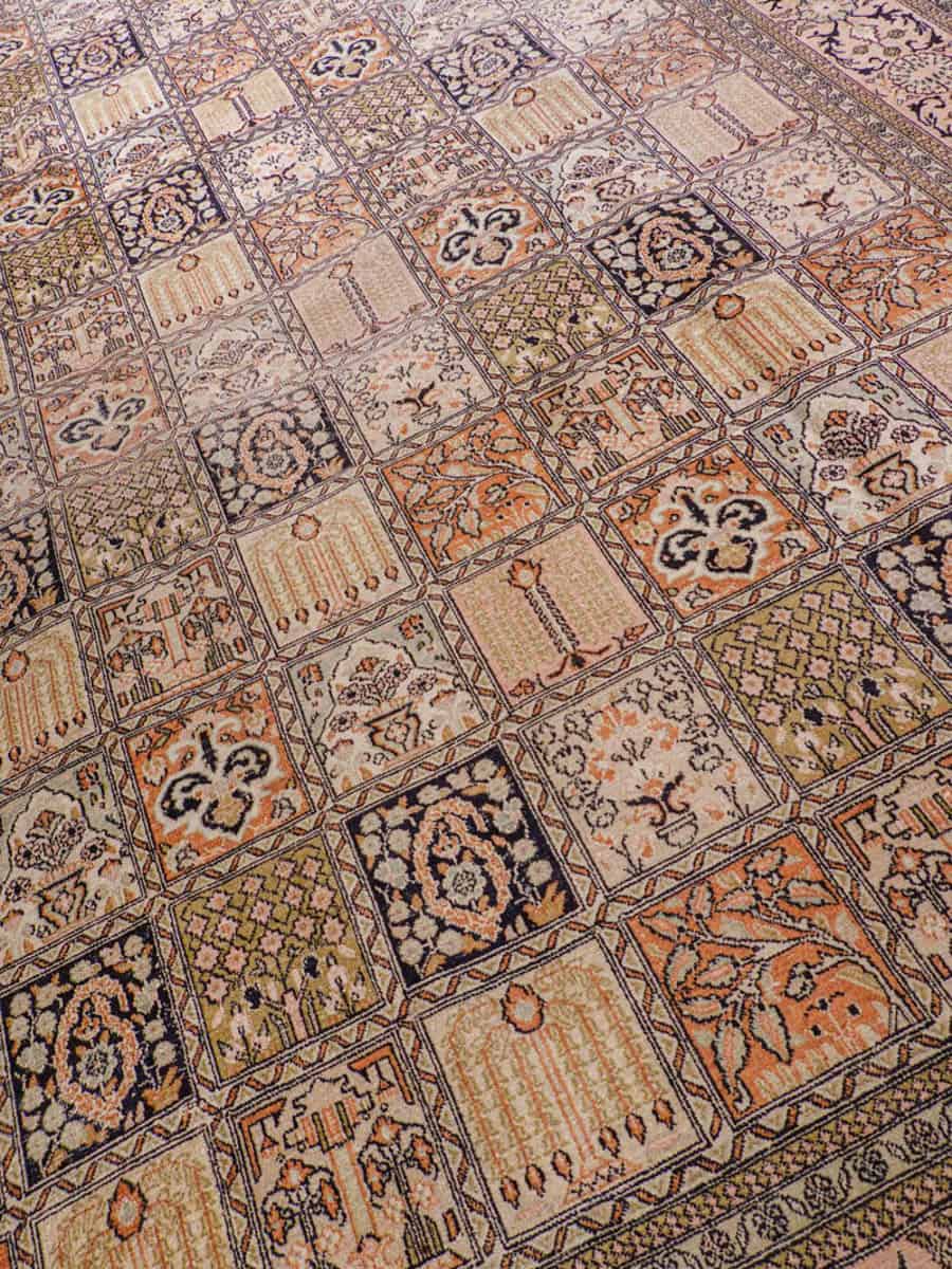 silkkimatto soinnukkaan harmoninen puutarha kasmir 313 x 212 cm