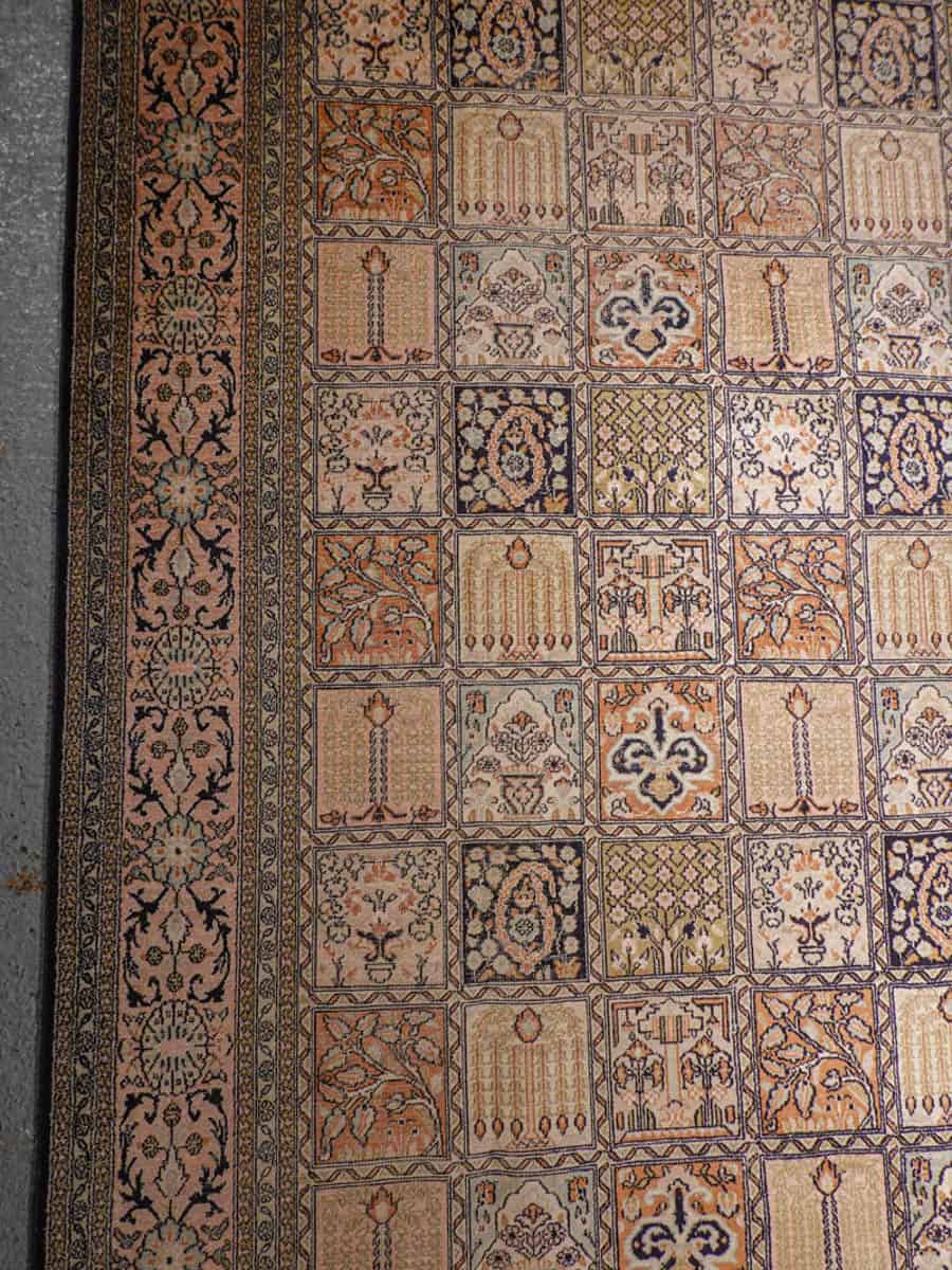 silkkimatto soinnukkaan harmoninen puutarha kasmir 313 x 212 cm