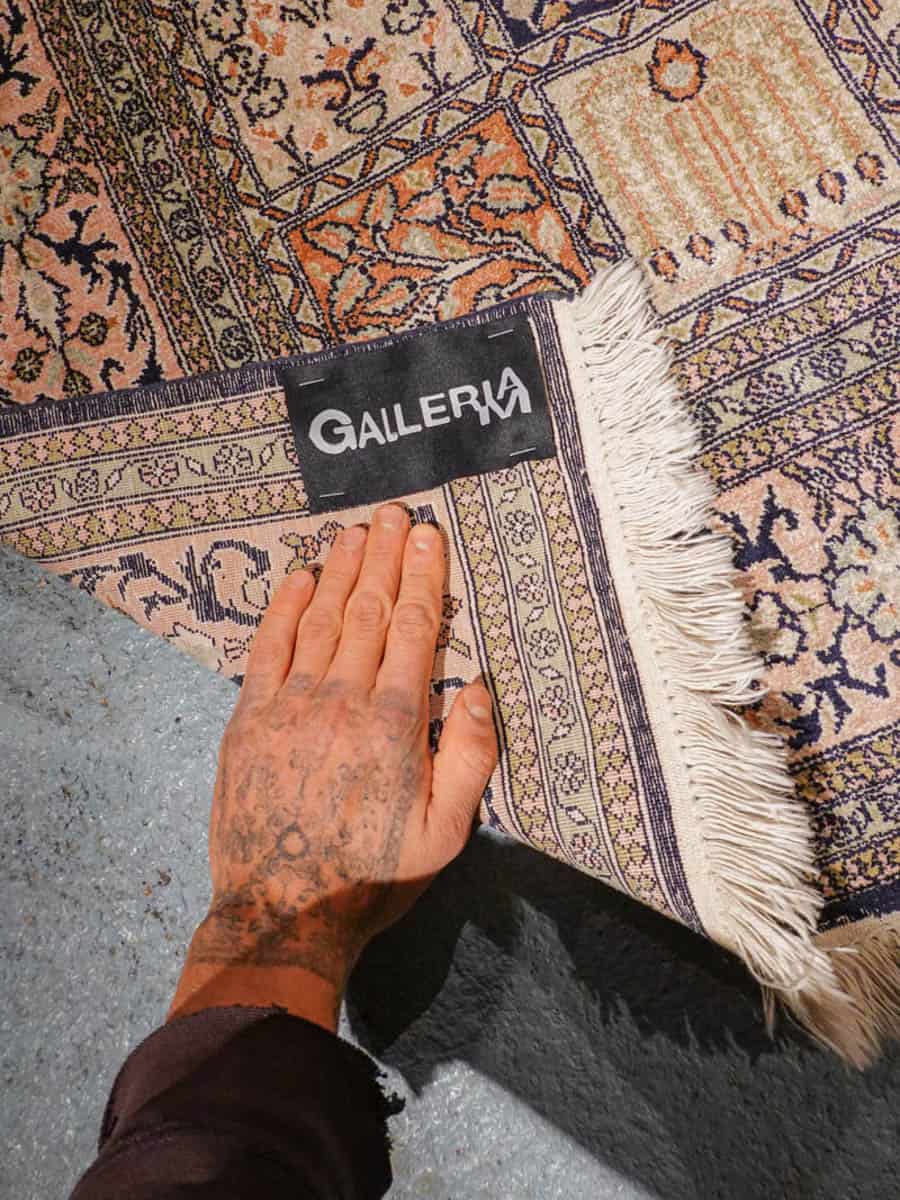 silkkimatto soinnukkaan harmoninen puutarha kasmir 313 x 212 cm