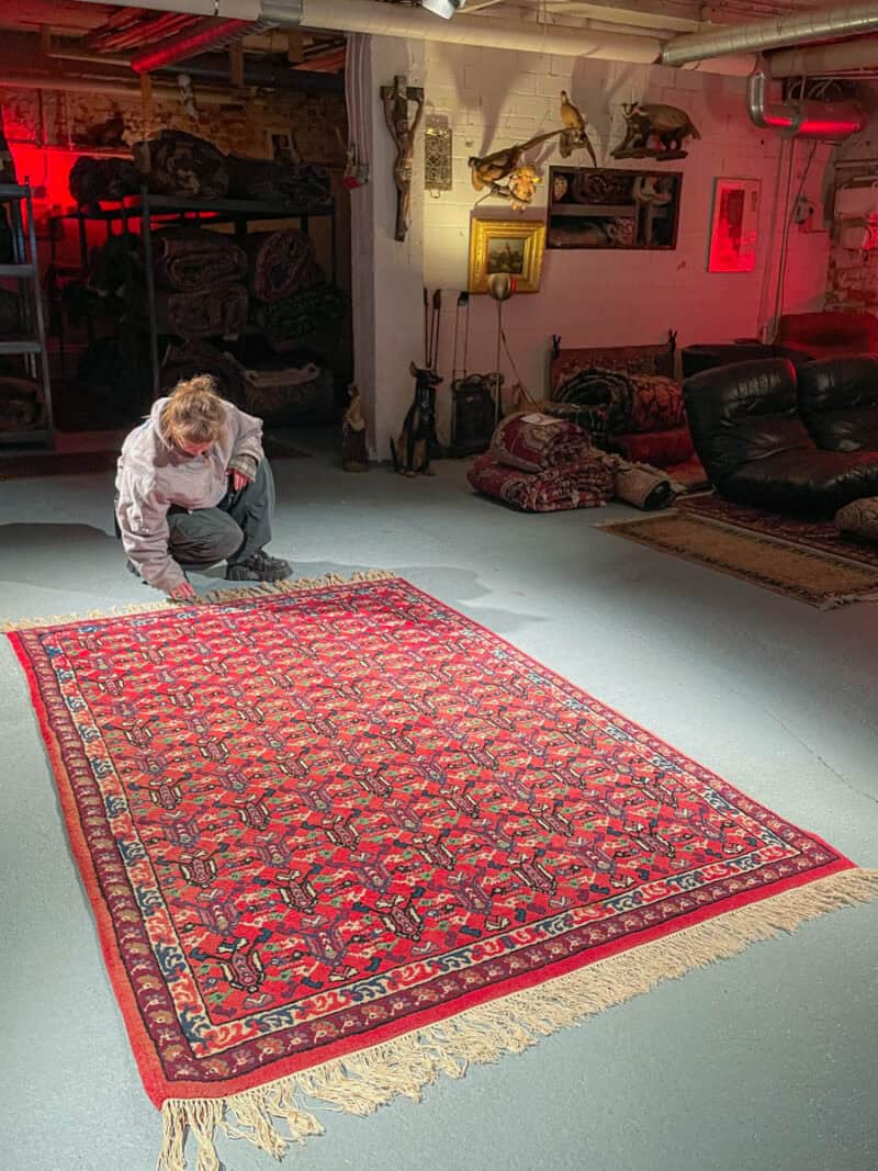 kaunis puoliantiikki tunisialainen 238 x 156 cm