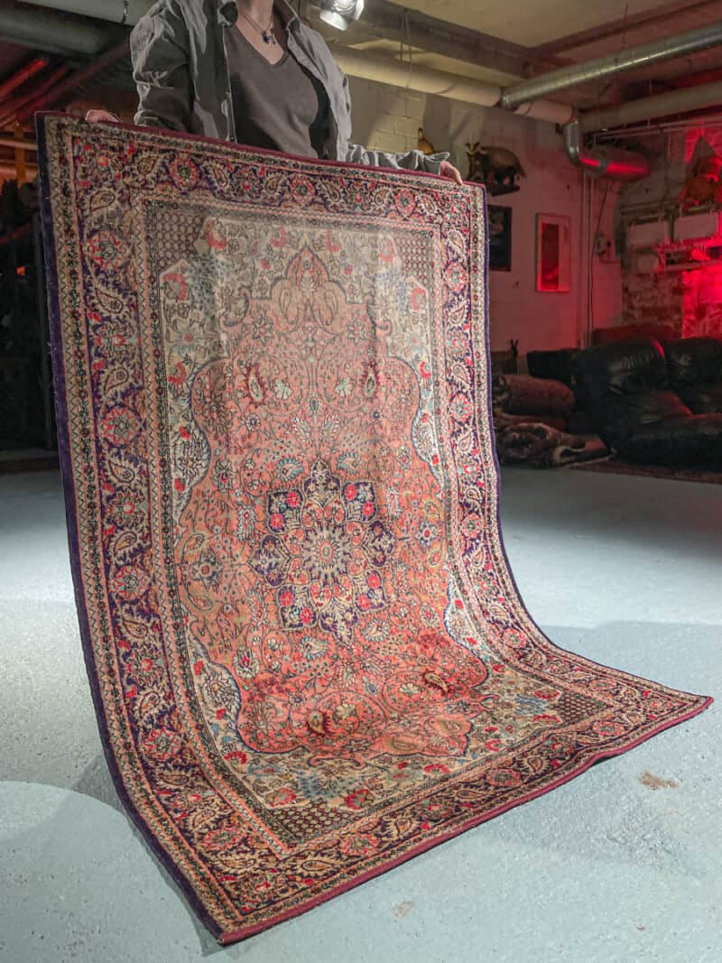 silkkimatto – ghom – 127 x 104 cm