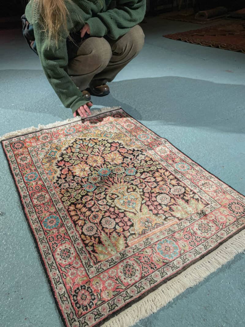 silkkimatto – vivahteikas ghom – 94 x 6