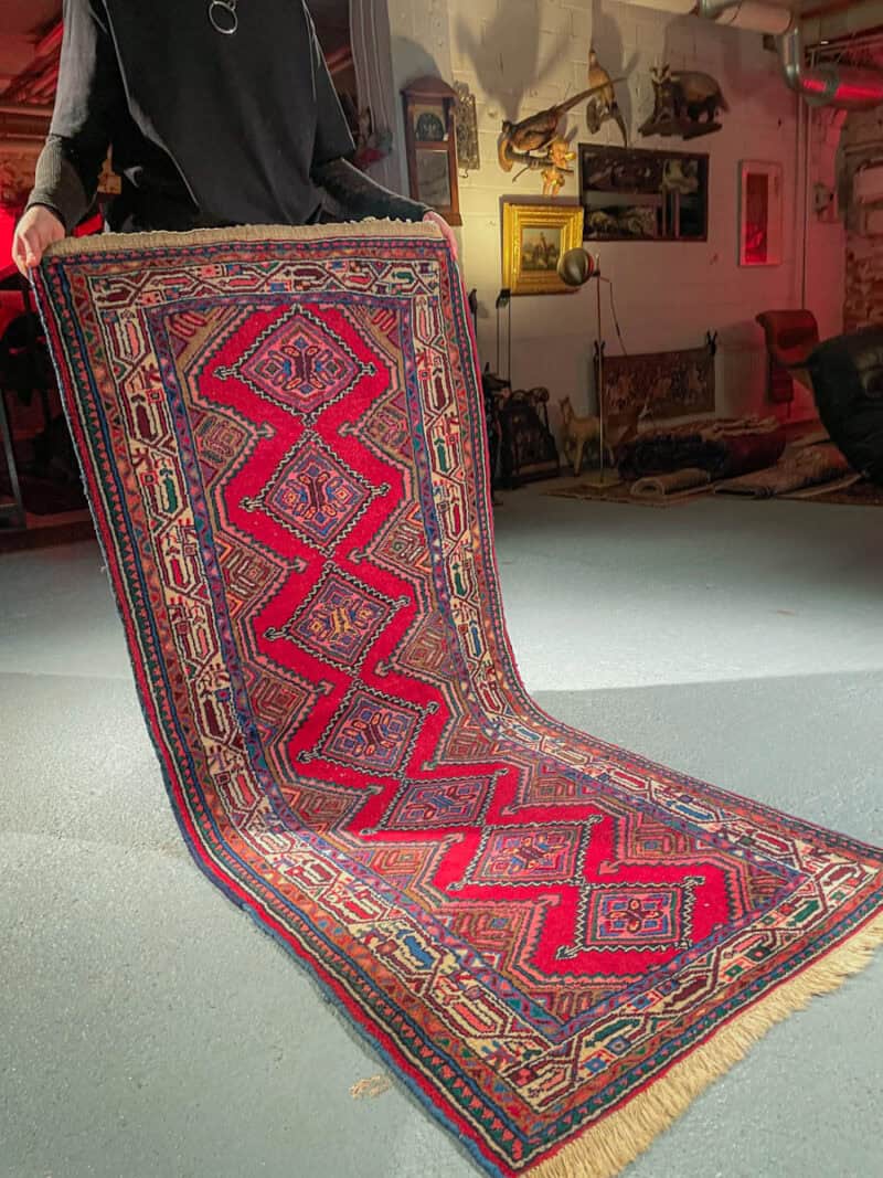 pirteä hamadan käytävämatto 182 x 78 cm