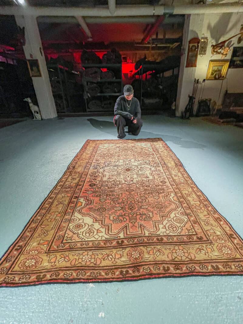 maanläheisen harmoninen puoliantiikki hamadan 223 x 145 cm