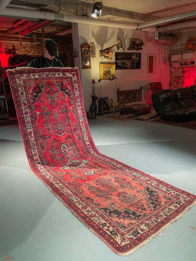 hehkeä hamadan käytävämatto – 310 x 105 cm