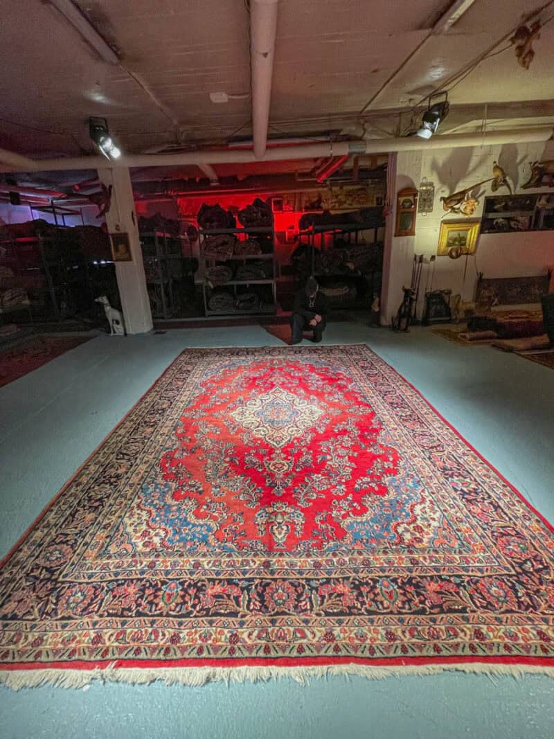 kauniin perinteinen keshan  391 x 272 cm