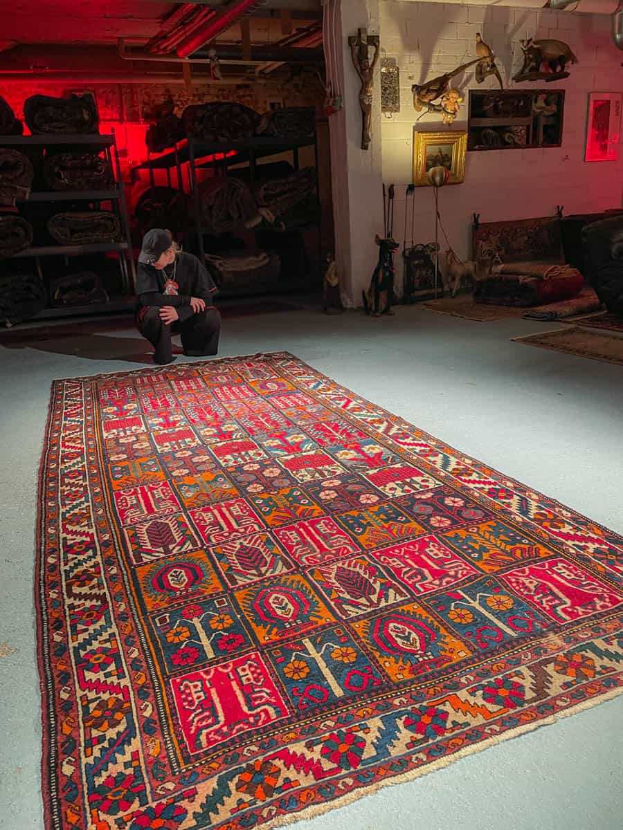 lämminsävyinen puutarha bahtijaari 360 x 164 cm