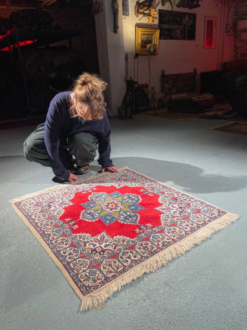 tyrmäävä punainen nain 133 x 90 cm (kopio)