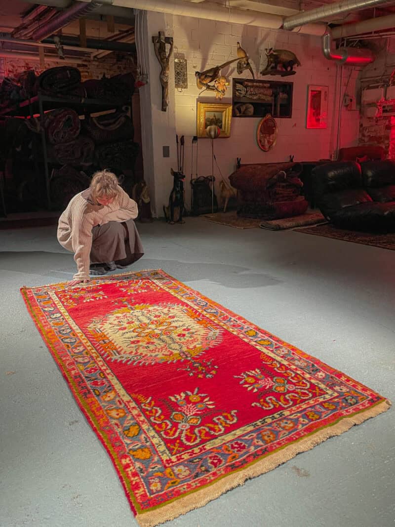 viehkeä puoliantiikki oushak 221 x 106 cm