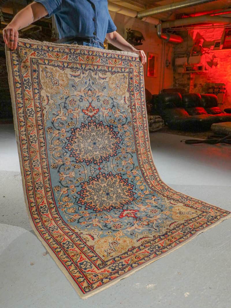 lumoavan taivaansininen isfahan 155 x 100 cm