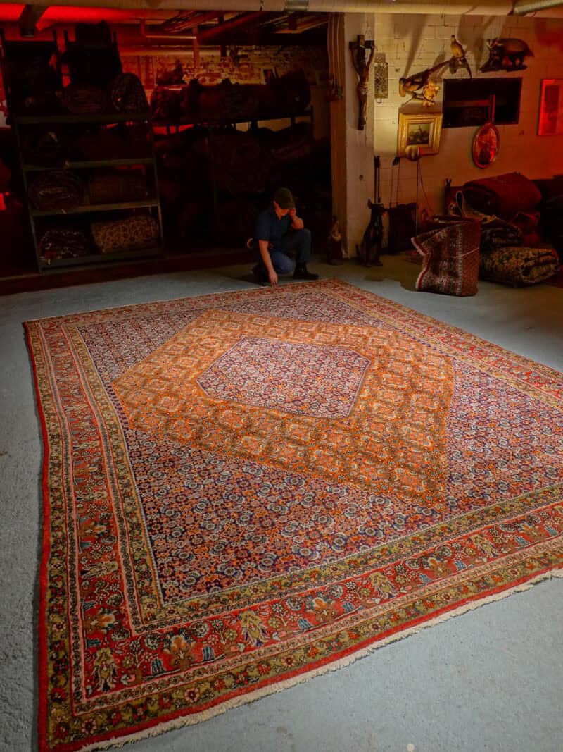 hunajainen palatsikokoinen bijar 400 x 300 cm