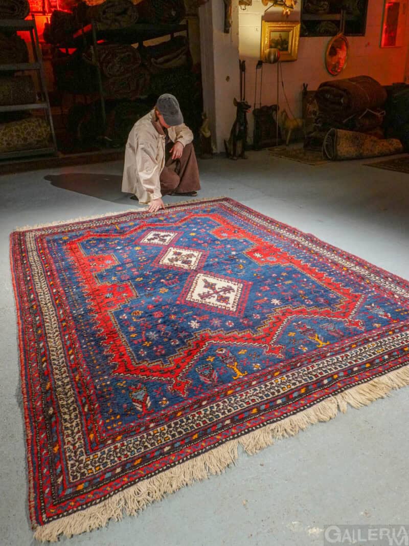 dramaattisen näyttävä afshar 230 x 178 cm