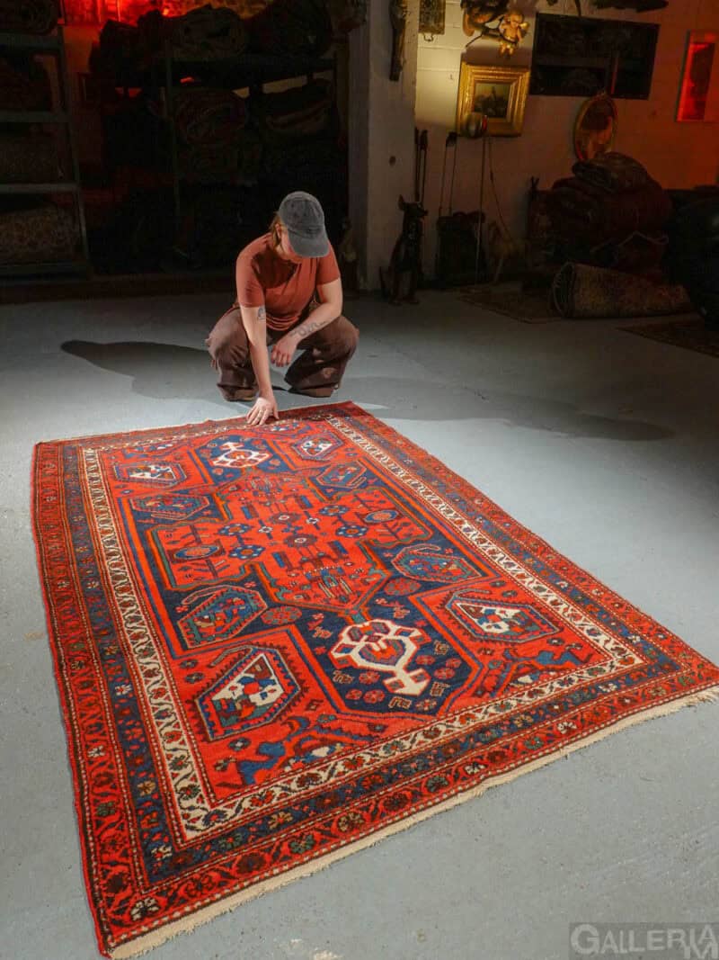 särmikäs vintage malayer 200 x 135 cm