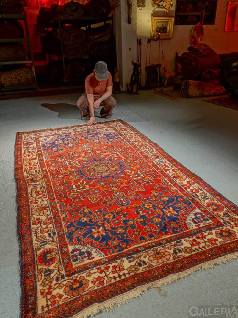 hurmaavan pirteä vintage malayer 262 x 150 cm