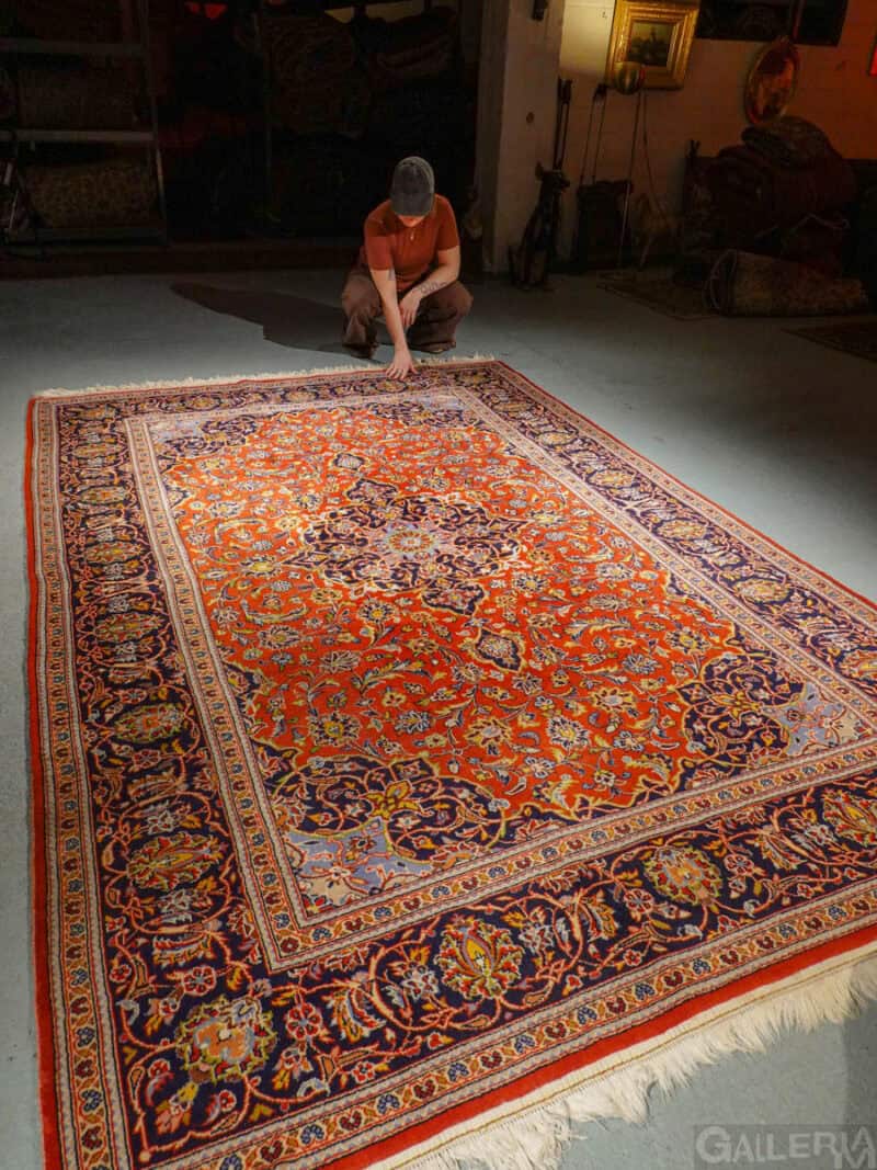 näyttävä perinteinen keshan  355 x 246 cm (kopio)