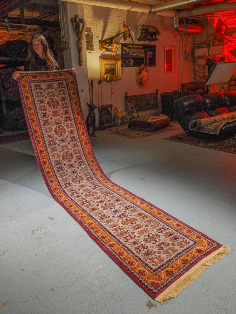 vivahteikas hamadan käytävämatto – 312 x 73 cm