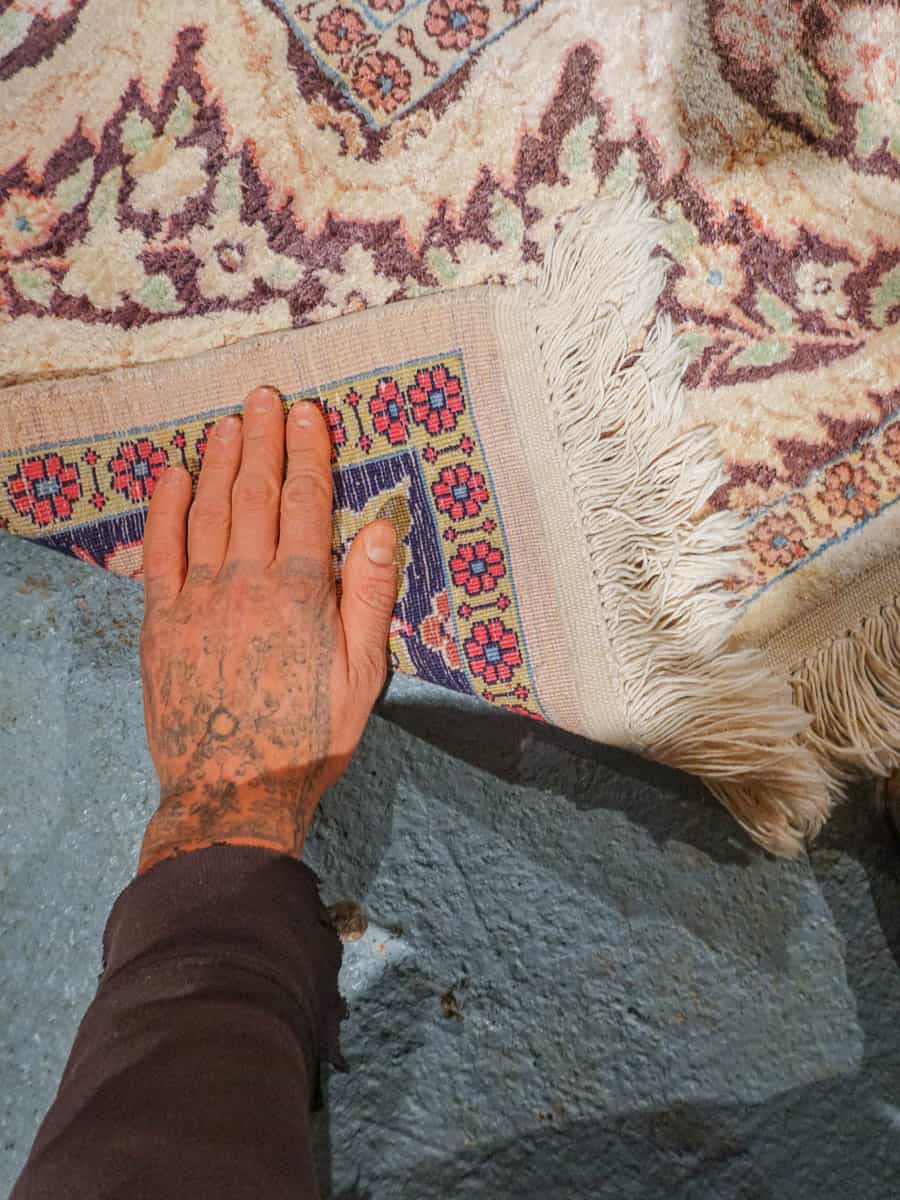 silkkimatto harmoninen persikkainen kasmir 360 x 270 cm (kopio)