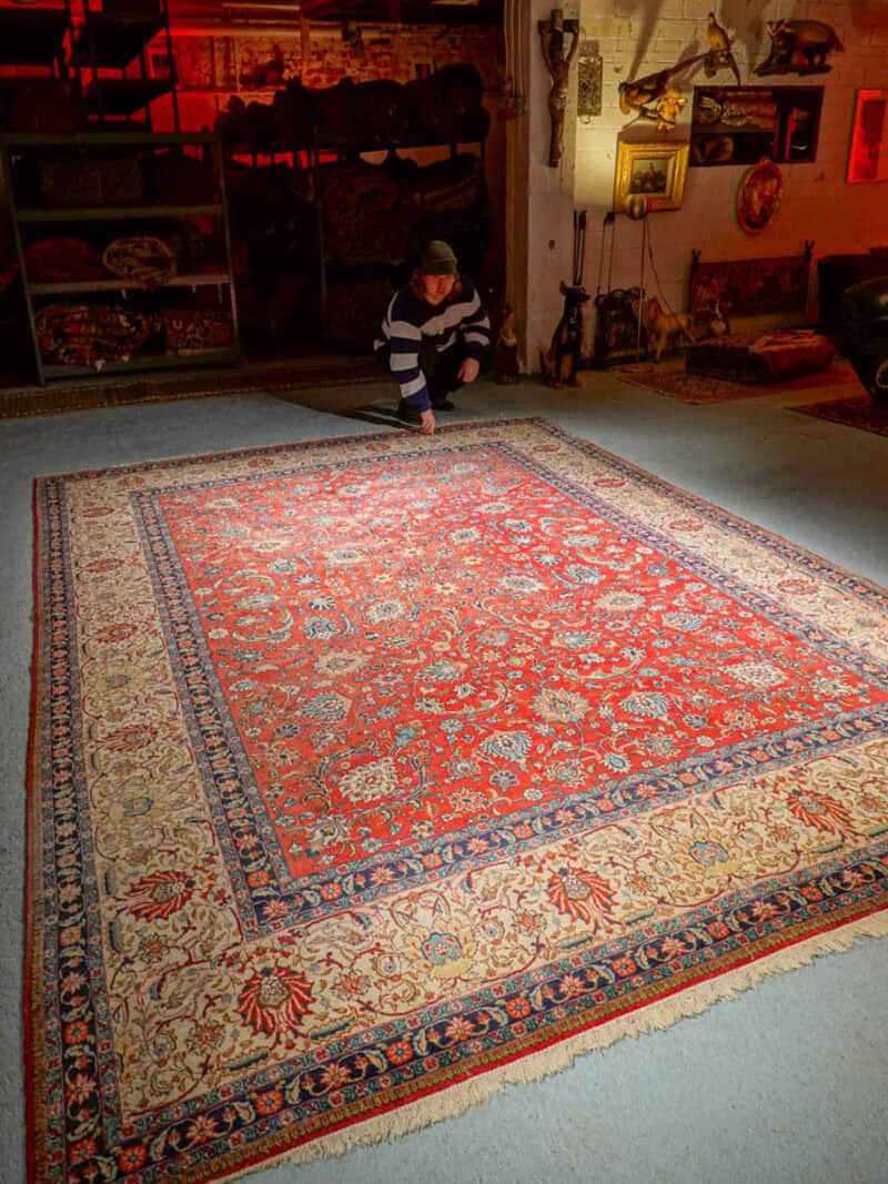 ihastuttavan yksityiskohtainen palatsikokoinen tabriz – 390 x 290