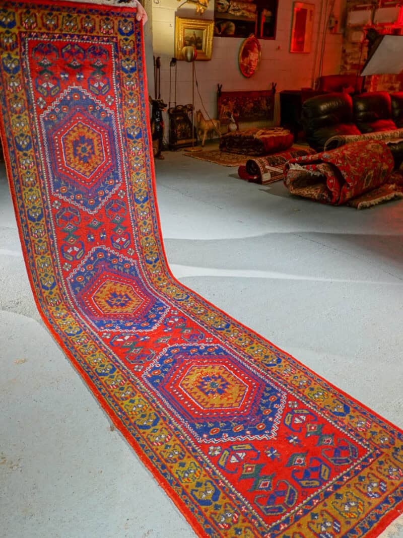 psykedeelinen hamadan käytävämatto – 277 x 71 cm