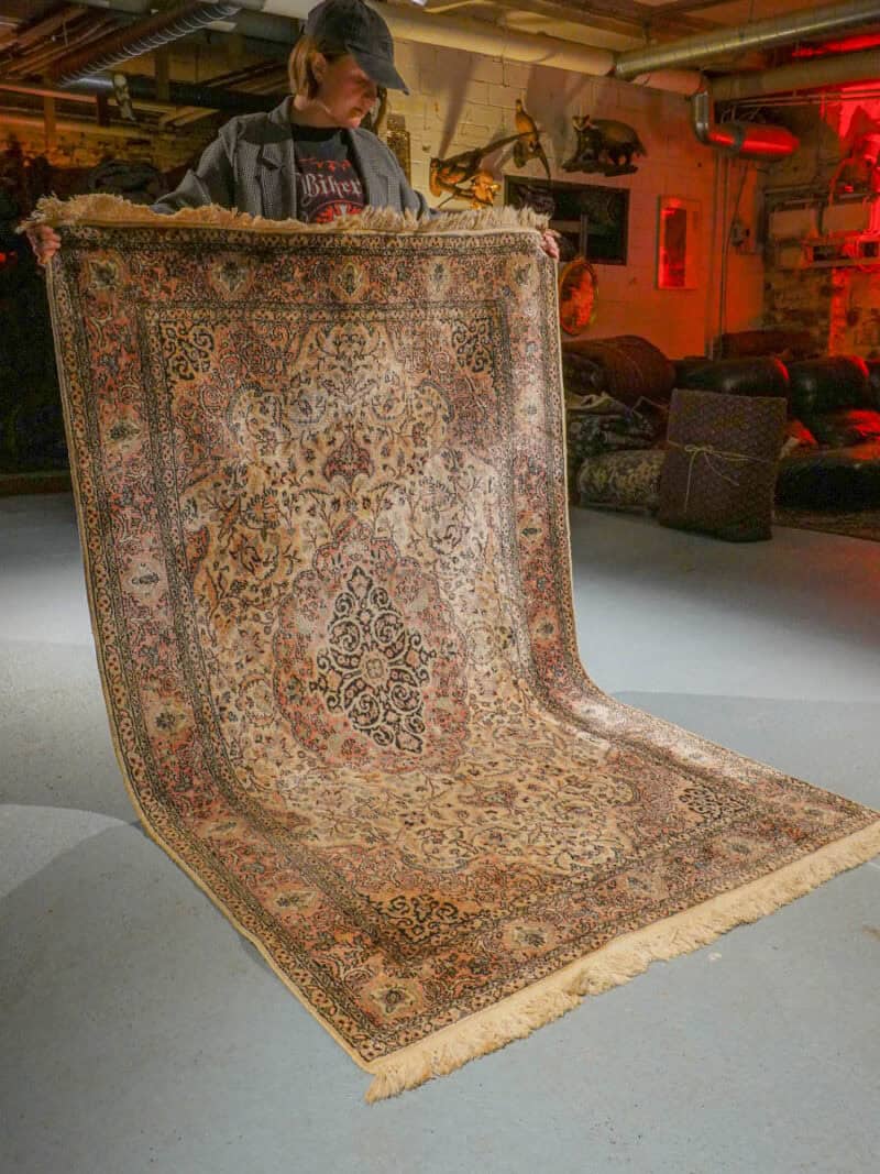 silkkimatto – pastellisen hurmaava kasmir 210 x 125 cm