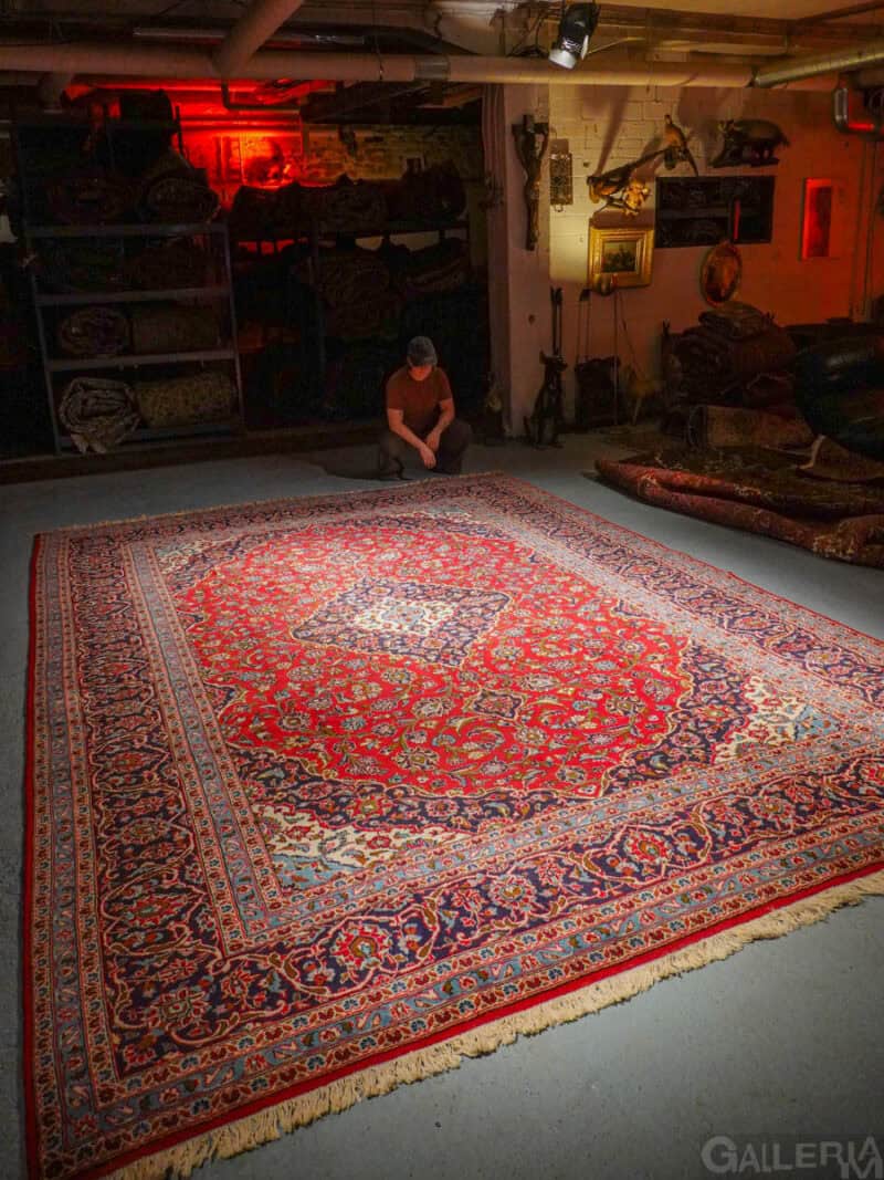 perinteinen palatsikokoinen keshan  402 x 293 cm