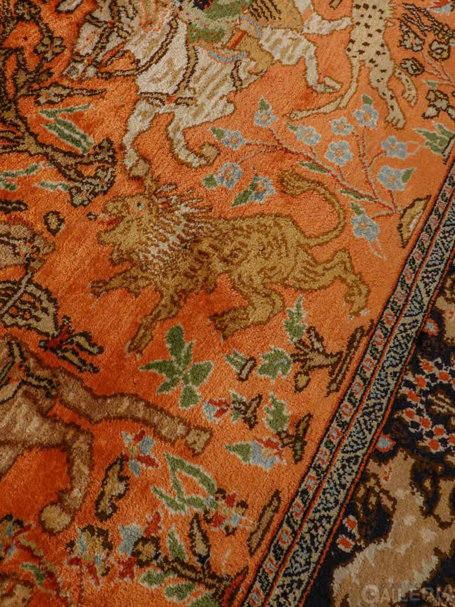 silkkimatto kiehtova tarinallinen ghom 121 x 78 cm