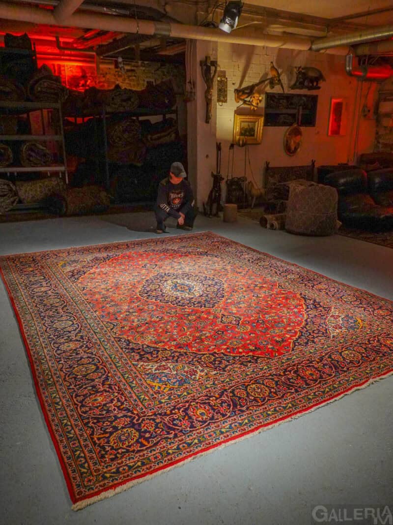 lämpimän elegantti keshan  355 x 278 cm