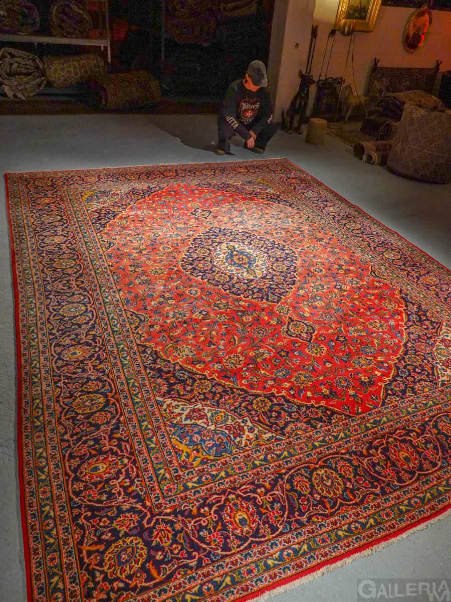 lämpimän elegantti keshan 355 x 278 cm