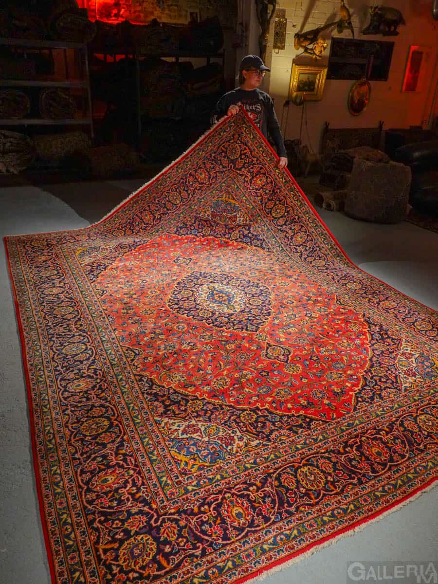 lämpimän elegantti keshan 355 x 278 cm