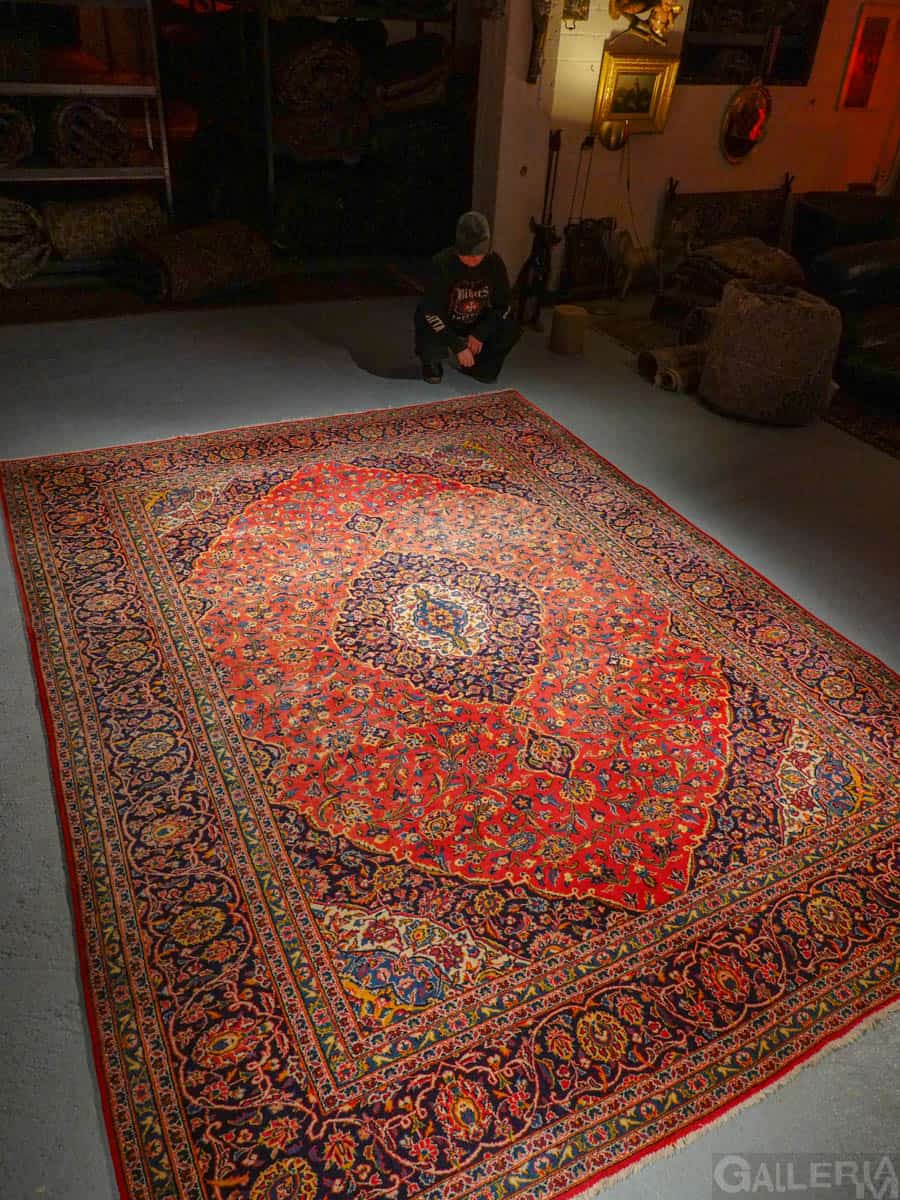 lämpimän elegantti keshan 355 x 278 cm