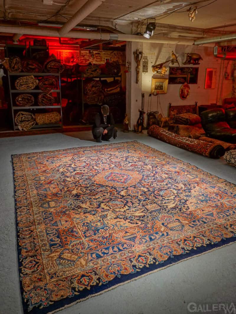 hulppean koristeellinen palatsikokoinen kashmar – 395 x 300 cm