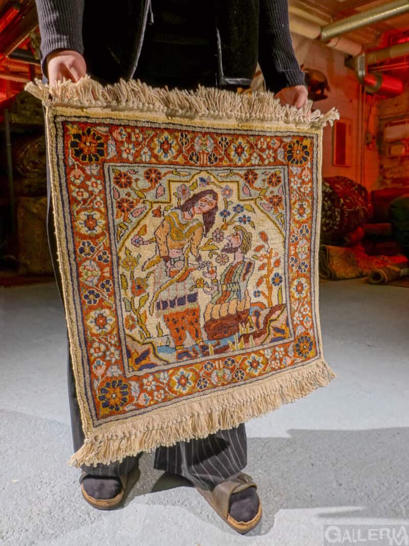 hurmaavan naivistinen puoliantiikki gasghai – 190 x 120 cm (kopio)