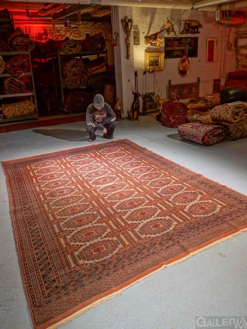 yksityiskohtainen maanläheinen buhara 295 x 200 cm