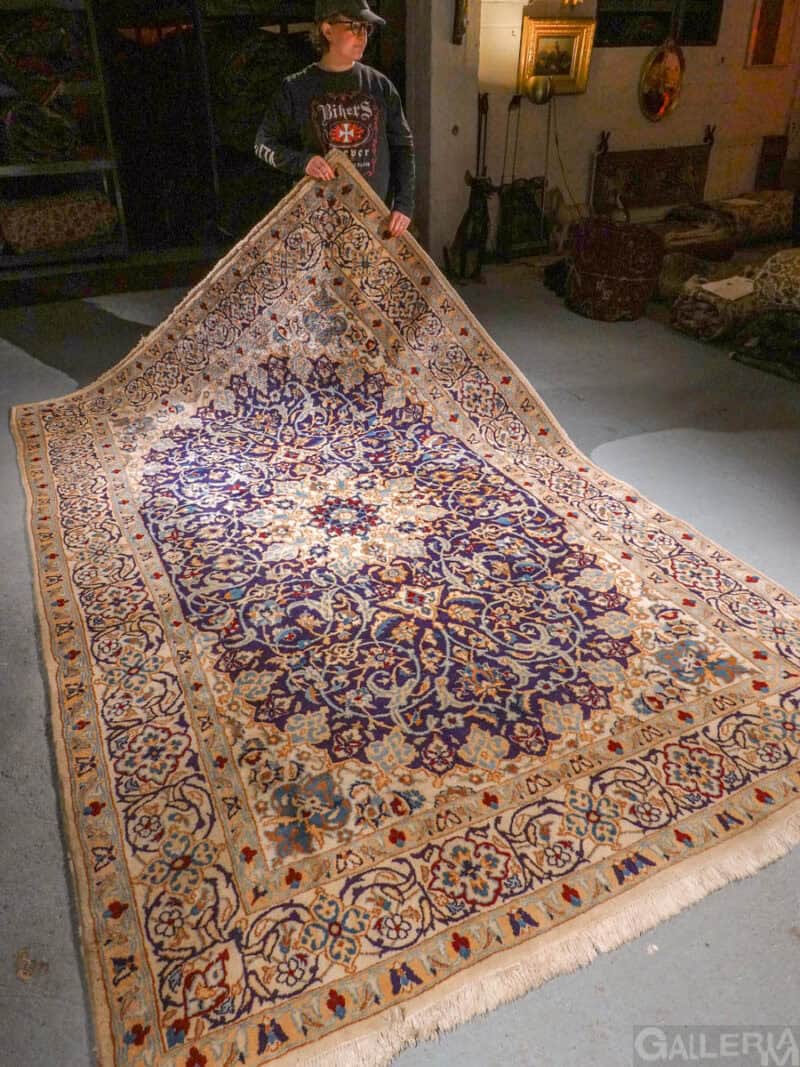 vaikuttava nain silkillä 1960 luvulta 312 x 200 cm