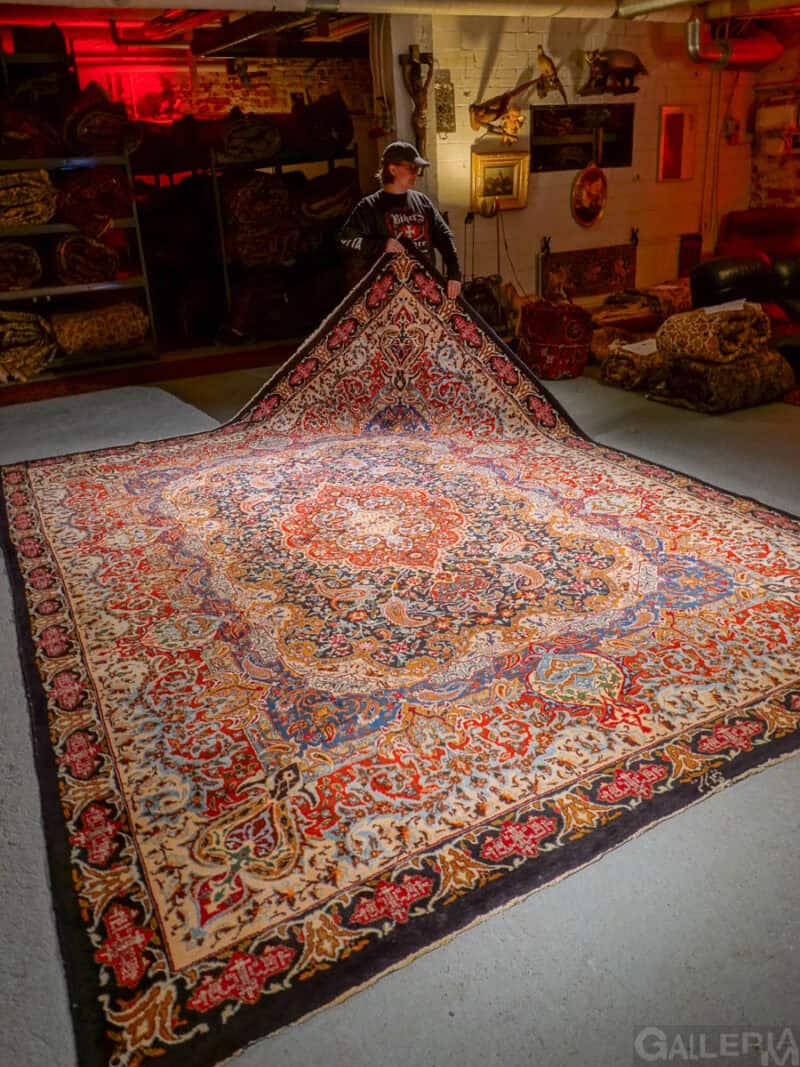 yltäkylläisen koristeellinen palatsikokoinen kashmar – 385 x 303 cm