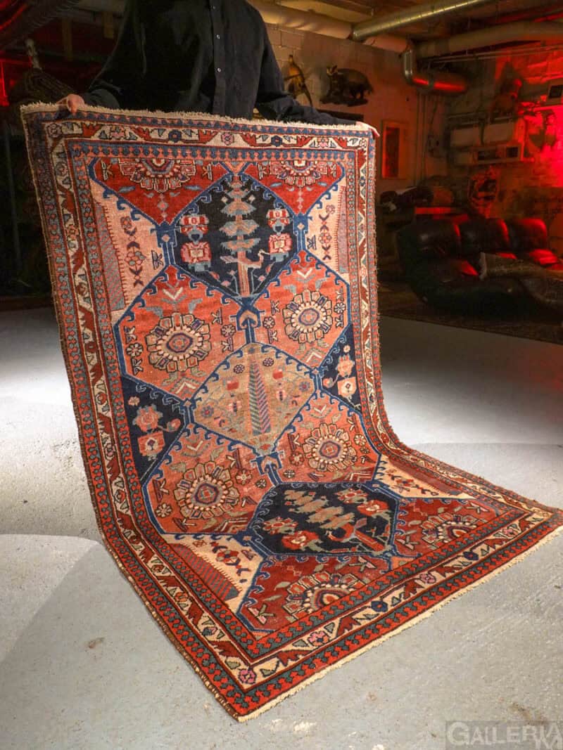 värikkään eloisa bahtijaari 1950 luvulta 195 x 137 cm (kopio)